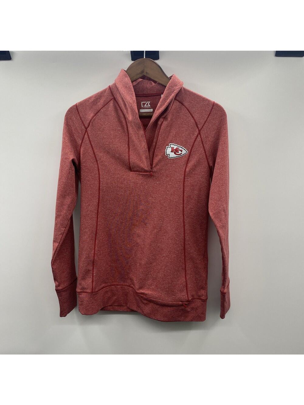 Kansas City Chiefs CB DryTec by Cutter & Buck Womens XS/TP Red Moisture Wicking
